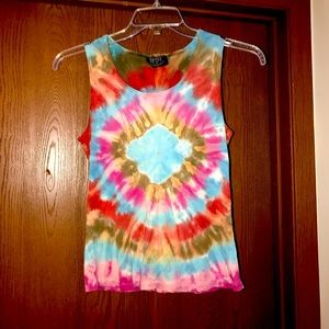 ☀️ Vintage Hippie Tie Dye Tank Top